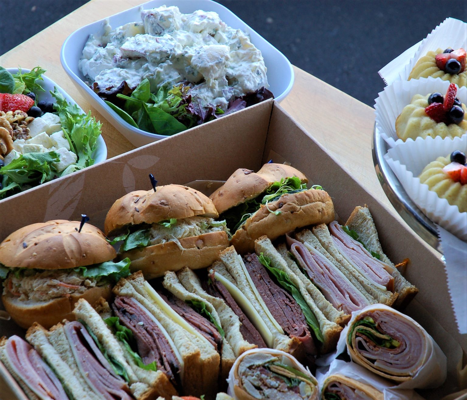 Autumn Sandwich and Wrap Buffet Aynie's Corporate Catering