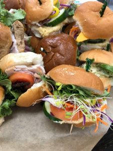 Seasonal Sliders, Soup & Salad