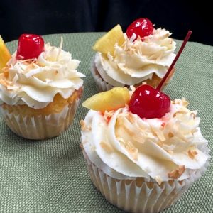 Pina Colada Cupcake