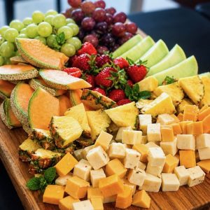 Cheese and Fresh Fruit Tray