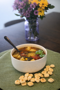 Garden Vegetable Crock