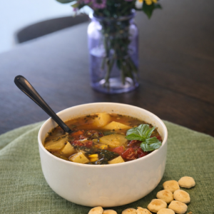 Garden Vegetable Crock