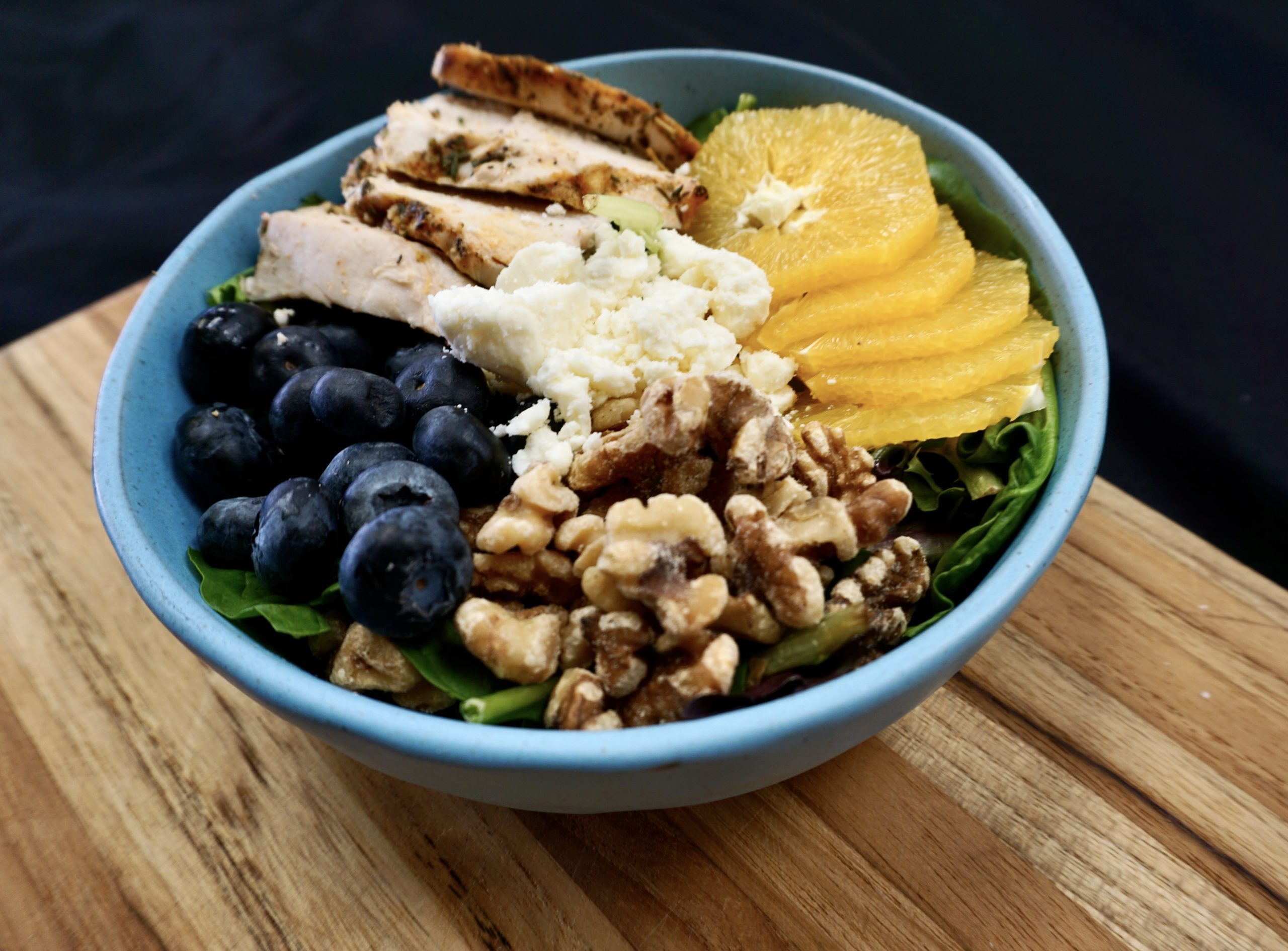 Blueberry Orange Spinach Salad Box Lunch