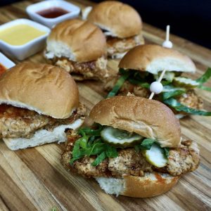 Hot Honey Chicken Sliders