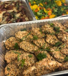 Herb Almond Crusted Chicken