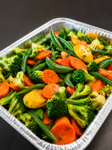 Seasonal Steamed Vegetables