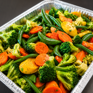 Seasonal Steamed Vegetables